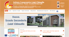 Desktop Screenshot of comprensivochinaglia.it